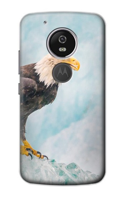 S3843 Bald Eagle On Ice Case For Motorola Moto G6 Play, Moto G6 Forge, Moto E5