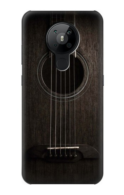 S3834 Old Woods Black Guitar Case For Nokia 5.3