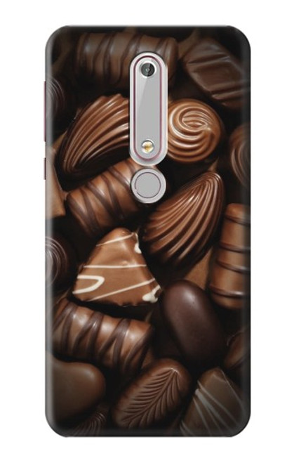 S3840 Dark Chocolate Milk Chocolate Lovers Case For Nokia 6.1, Nokia 6 2018