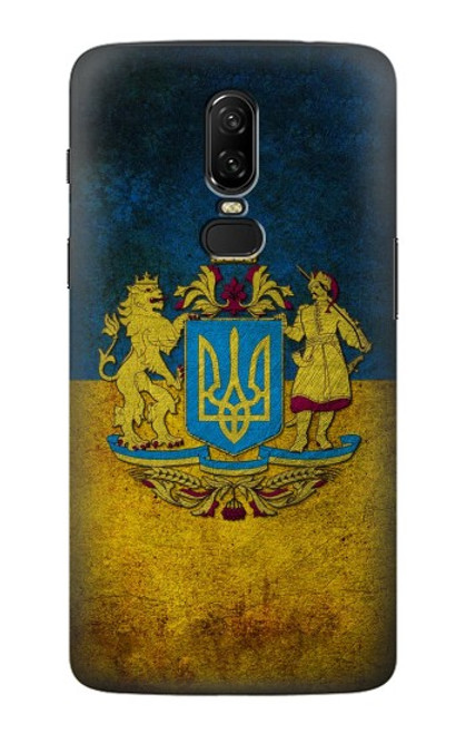 S3858 Ukraine Vintage Flag Case For OnePlus 6
