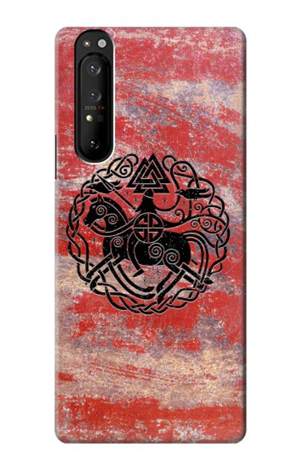 S3831 Viking Norse Ancient Symbol Case For Sony Xperia 1 III
