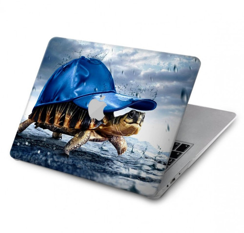 S0084 Turtle in the Rain Hard Case For MacBook Pro 14 M1-M5 A2442,A2779,A2992,A2918,A3112,A3185,A3401,A3434,A3112