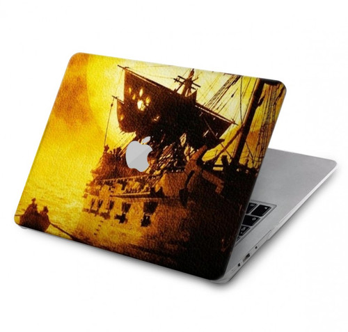 S0841 Pirates Black Pearl Hard Case For MacBook Pro 14 M1-M5 A2442,A2779,A2992,A2918,A3112,A3185,A3401,A3434,A3112
