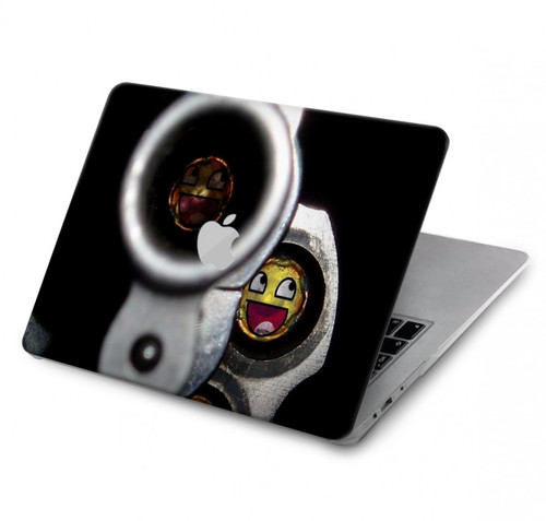 S1109 Smile Bullet Gun Hard Case For MacBook Pro 14 M1-M5 A2442,A2779,A2992,A2918,A3112,A3185,A3401,A3434,A3112
