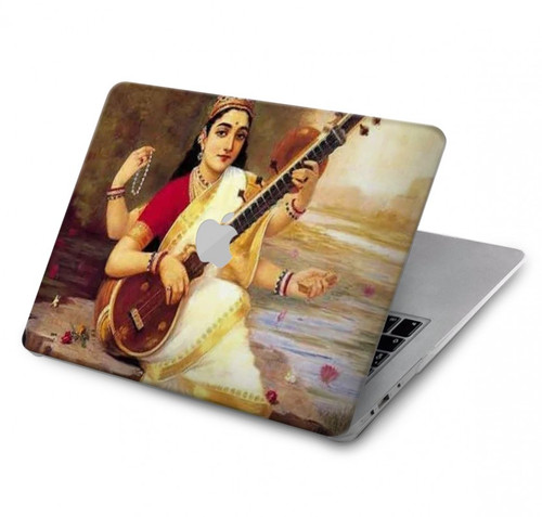 S1420 Saraswati Hindu Goddess Hard Case For MacBook Pro 14 M1-M5 A2442,A2779,A2992,A2918,A3112,A3185,A3401,A3434,A3112