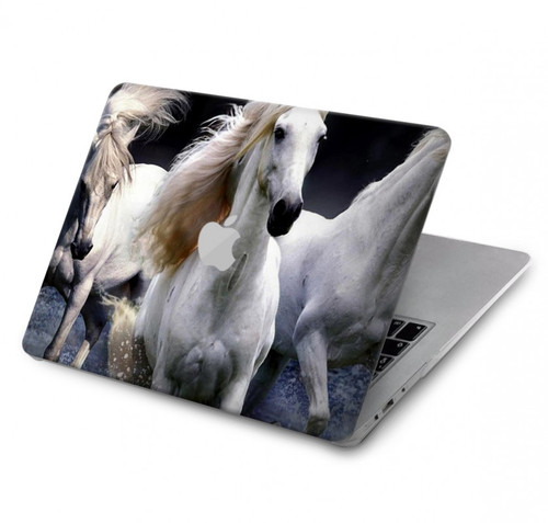 S0246 White Horse Hard Case For MacBook Pro 16 M1,M2 (2021,2023) - A2485, A2780