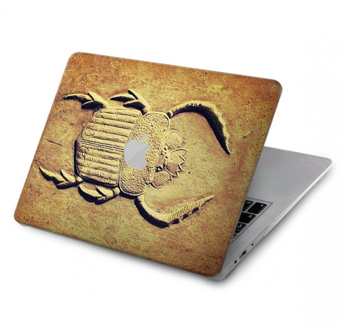 S2401 Egyptian Scarab Beetle Graphic Printed Hard Case For MacBook Pro 16 M1,M2 (2021,2023) - A2485, A2780