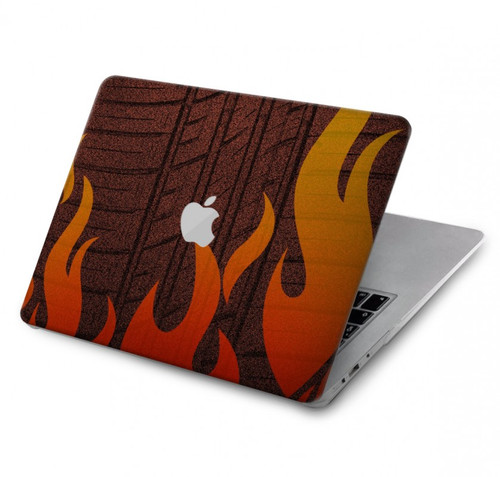 S2988 Rally Car Tire Fire Hard Case For MacBook Pro 16 M1,M2 (2021,2023) - A2485, A2780