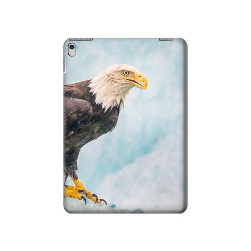 S3843 Bald Eagle On Ice Hard Case For iPad 9.7 (2017,2018), iPad 6, iPad 5