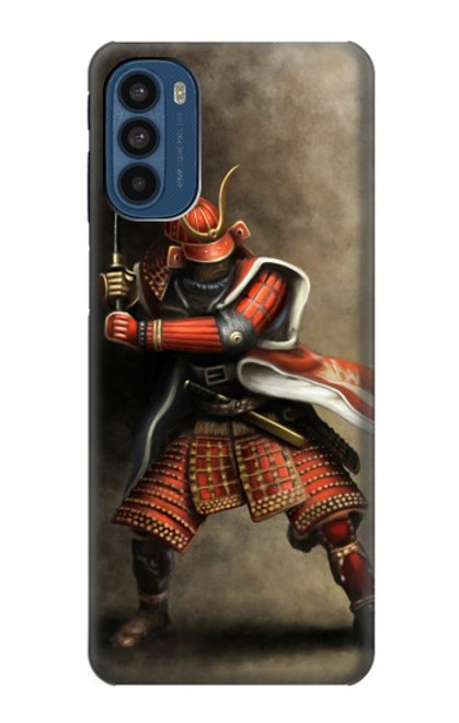 S0796 Japan Red Samurai Case For Motorola Moto G41