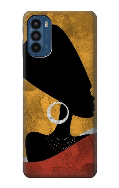 S3453 African Queen Nefertiti Silhouette Case For Motorola Moto G41