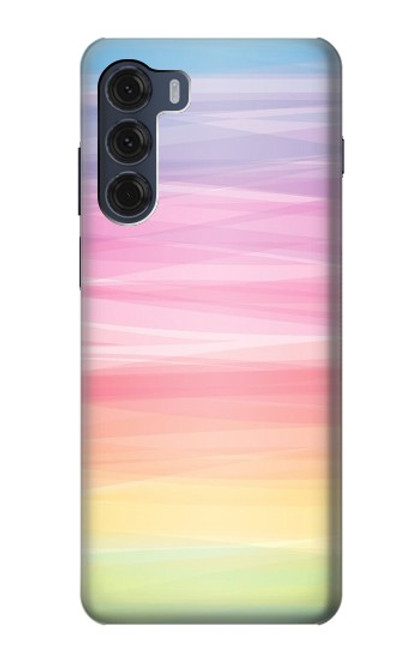S3507 Colorful Rainbow Pastel Case For Motorola Moto G200 5G