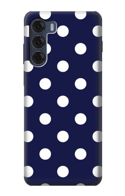 S3533 Blue Polka Dot Case For Motorola Moto G200 5G