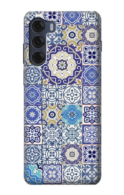 S3537 Moroccan Mosaic Pattern Case For Motorola Moto G200 5G