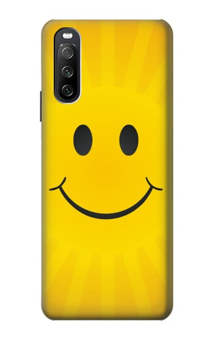S1146 Yellow Sun Smile Case For Sony Xperia 10 III Lite