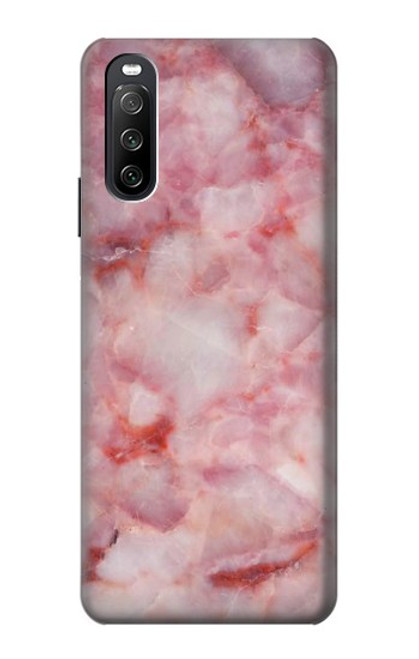 S2843 Pink Marble Texture Case For Sony Xperia 10 III Lite