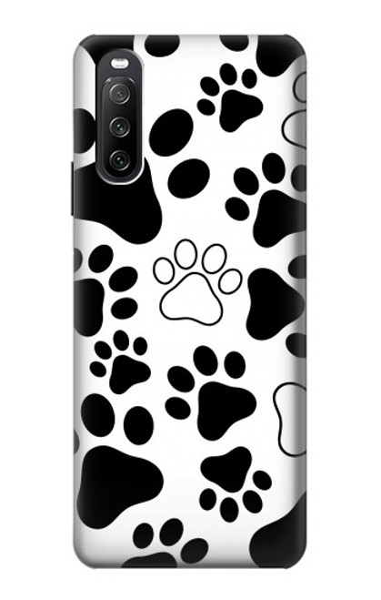 S2904 Dog Paw Prints Case For Sony Xperia 10 III Lite