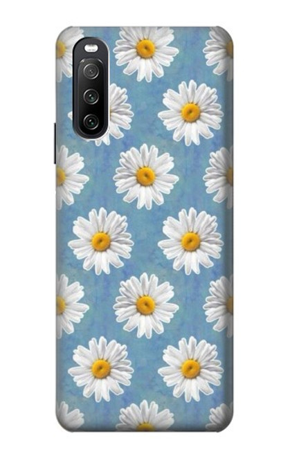 S3454 Floral Daisy Case For Sony Xperia 10 III Lite