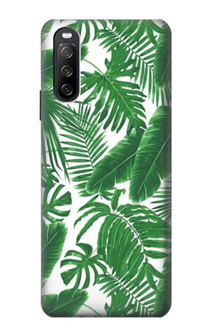 S3457 Paper Palm Monstera Case For Sony Xperia 10 III Lite