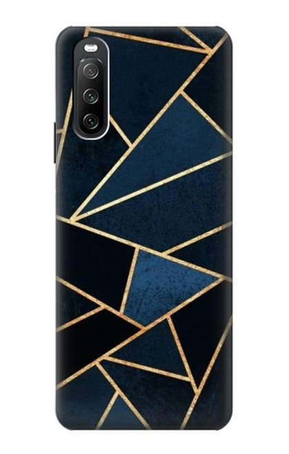 S3479 Navy Blue Graphic Art Case For Sony Xperia 10 III Lite