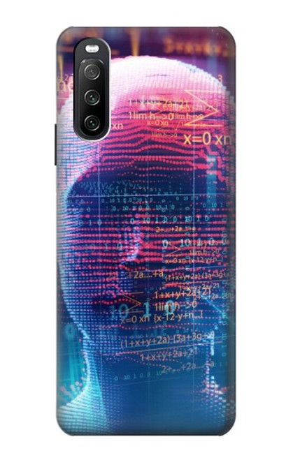 S3800 Digital Human Face Case For Sony Xperia 10 III Lite