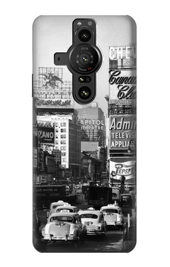 S0182 Old New York Vintage Case For Sony Xperia Pro-I