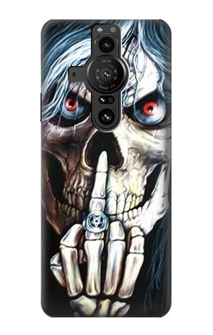 S0222 Skull Pentagram Case For Sony Xperia Pro-I
