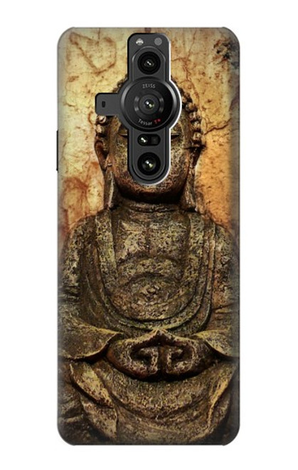 S0344 Buddha Rock Carving Case For Sony Xperia Pro-I