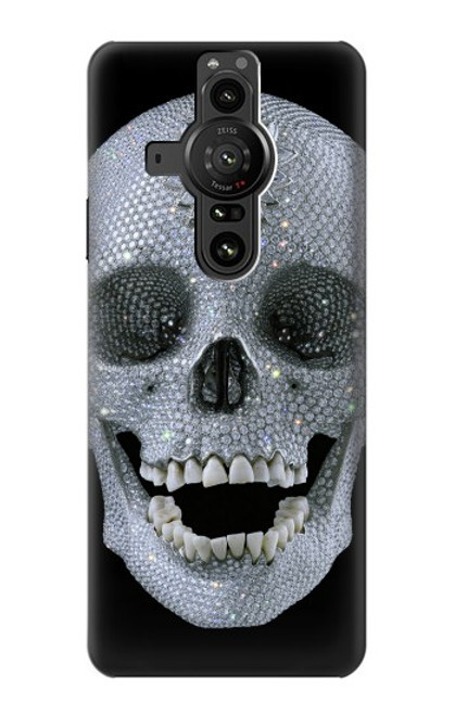 S1286 Diamond Skull Case For Sony Xperia Pro-I