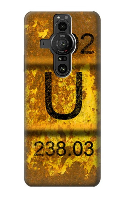 S2447 Nuclear Old Rusty Uranium Waste Barrel Case For Sony Xperia Pro-I