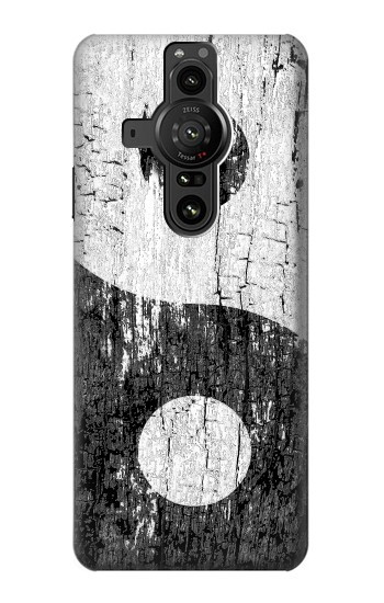S2489 Yin Yang Wood Graphic Printed Case For Sony Xperia Pro-I