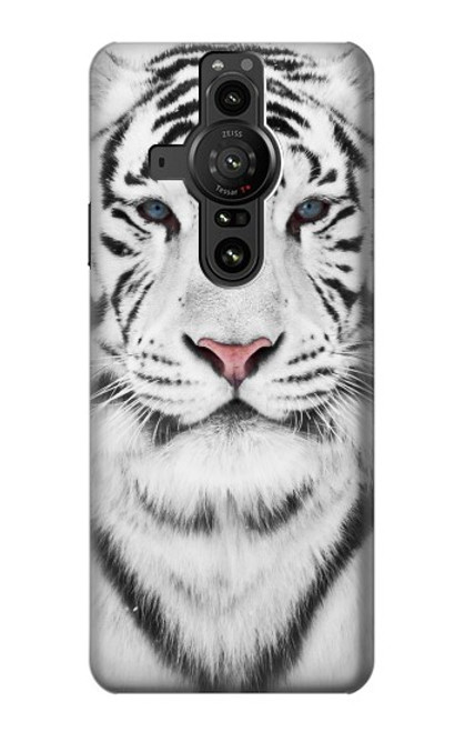 S2553 White Tiger Case For Sony Xperia Pro-I