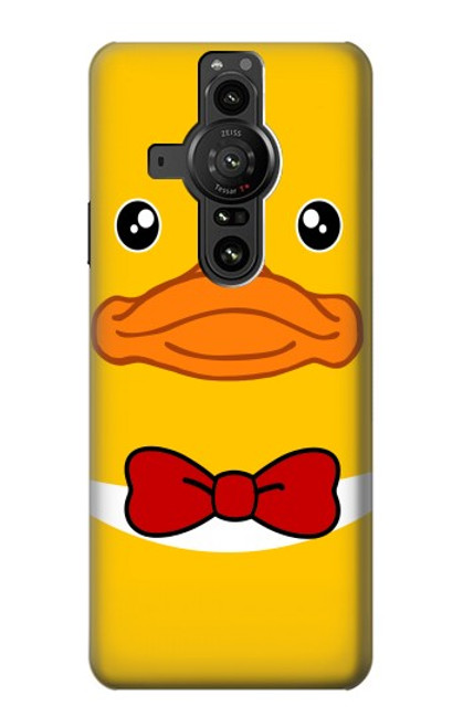 S2760 Yellow Duck Tuxedo Cartoon Case For Sony Xperia Pro-I