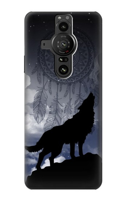 S3011 Dream Catcher Wolf Howling Case For Sony Xperia Pro-I