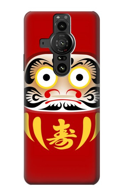 S3045 Japan Good Luck Daruma Doll Case For Sony Xperia Pro-I