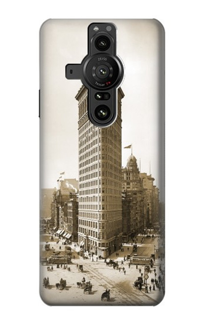 S3046 Old New York Flatiron Building Case For Sony Xperia Pro-I