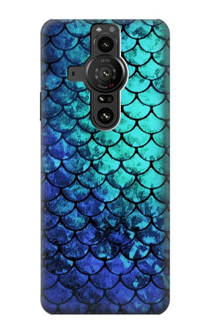 S3047 Green Mermaid Fish Scale Case For Sony Xperia Pro-I