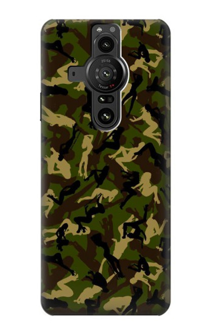 S3356 Sexy Girls Camo Camouflage Case For Sony Xperia Pro-I