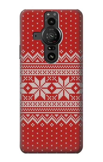 S3384 Winter Seamless Knitting Pattern Case For Sony Xperia Pro-I S3384 Winter Seamless Knitting Pattern Case For Sony Xperia Pro-I