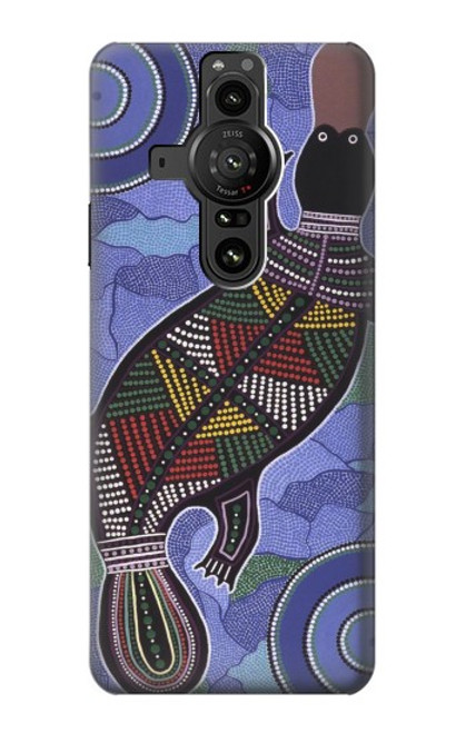 S3387 Platypus Australian Aboriginal Art Case For Sony Xperia Pro-I