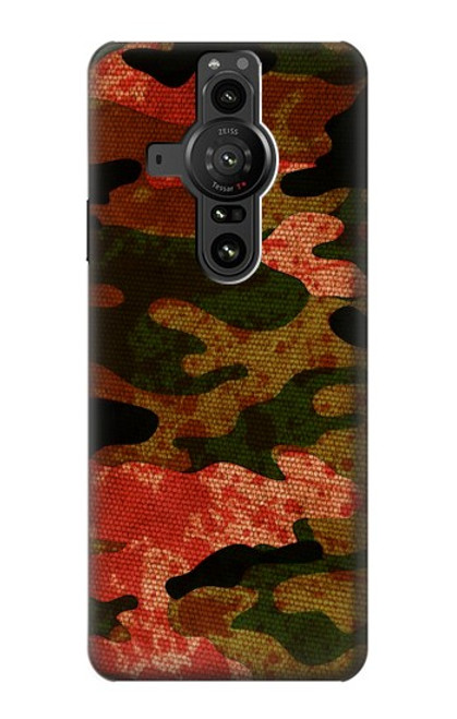 S3393 Camouflage Blood Splatter Case For Sony Xperia Pro-I