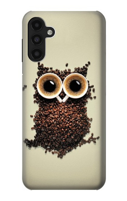 S0360 Coffee Owl Case For Samsung Galaxy A13 4G