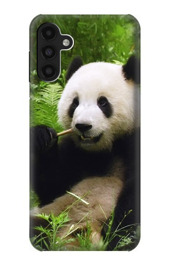 S1073 Panda Enjoy Eating Case For Samsung Galaxy A13 4G