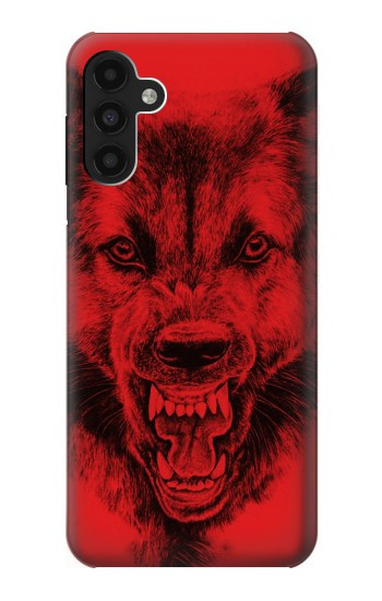 S1090 Red Wolf Case For Samsung Galaxy A13 4G