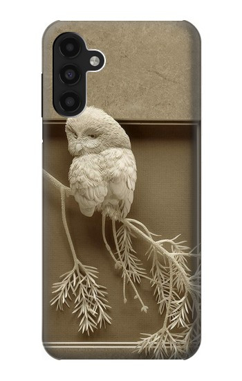 S1386 Paper Sculpture Owl Case For Samsung Galaxy A13 4G