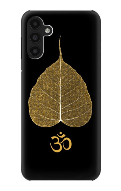 S2331 Gold Leaf Buddhist Om Symbol Case For Samsung Galaxy A13 4G