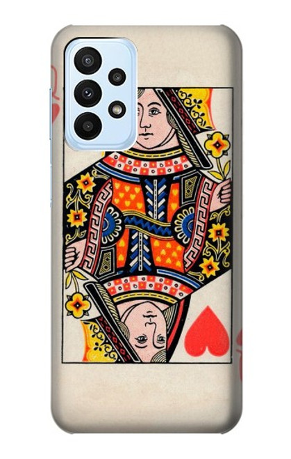 S3429 Queen Hearts Card Case For Samsung Galaxy A23