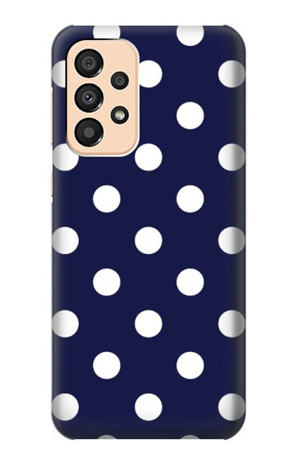 S3533 Blue Polka Dot Case For Samsung Galaxy A33 5G