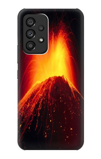 S0745 Volcano Lava Case For Samsung Galaxy A53 5G