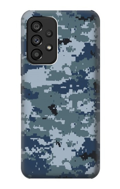 S2346 Navy Camo Camouflage Graphic Case For Samsung Galaxy A53 5G